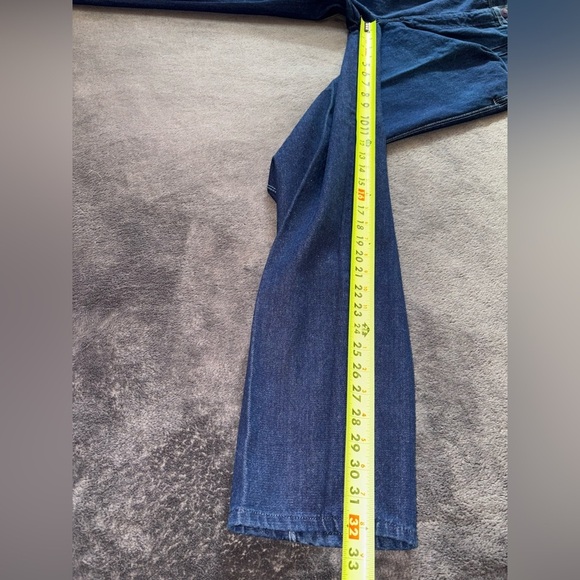 Seattle Blues Vintage Size 14 Ultra High Rise Wide Leg Straight Jeans - Picture 6 of 13